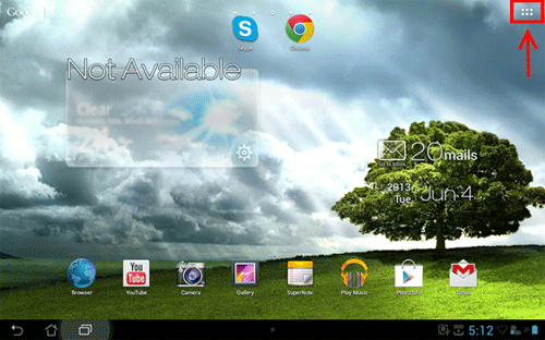 Android Desktop, Apps Icon